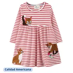 JUMP KIDS - Vestido Manga Larga Niña