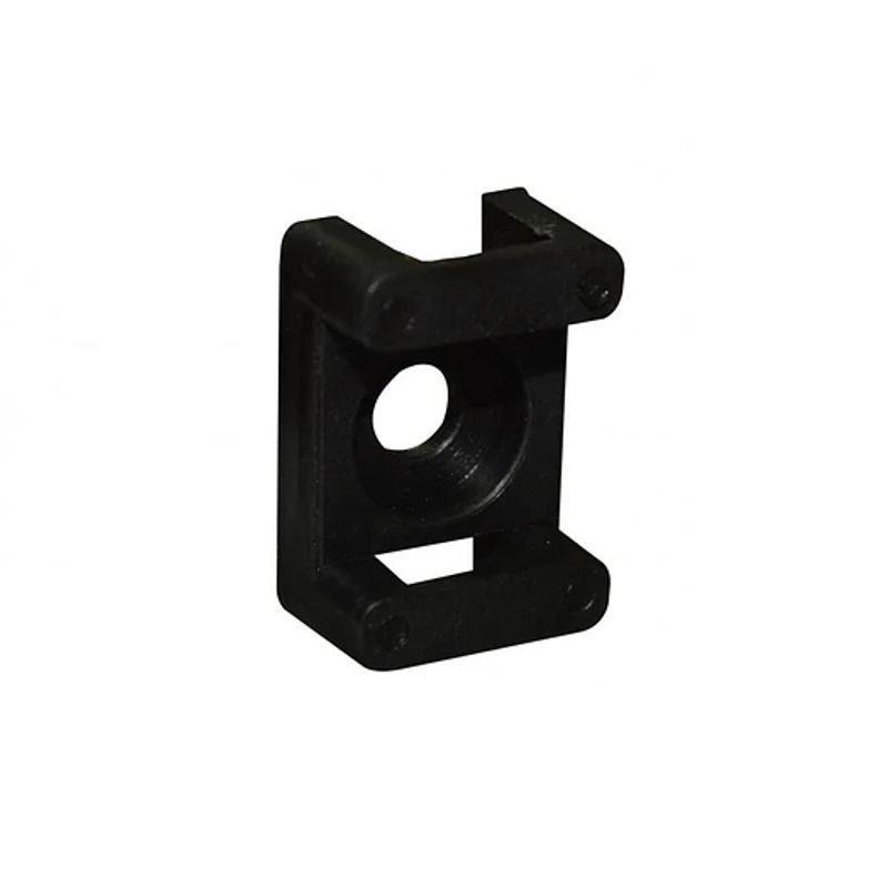 GENERICO - Base Atornillable Tipo Chilectra 23 x 16 mm Negra (Bolsa 100 Unidades)
