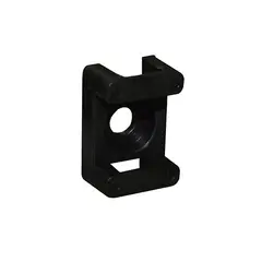 GENERICO - Base Atornillable Tipo Chilectra 23 x 16 mm Negra (Bolsa 100 Unidades)
