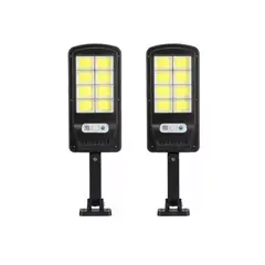 MOVILLANO - Pack 2 Foco Solar Led Exterior Sensor Movimiento 160 Led Ts8…