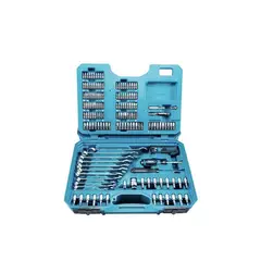 MAKITA - MALETÍN SET DE LLAVES, PUNTAS Y VASOS 221 PIEZAS