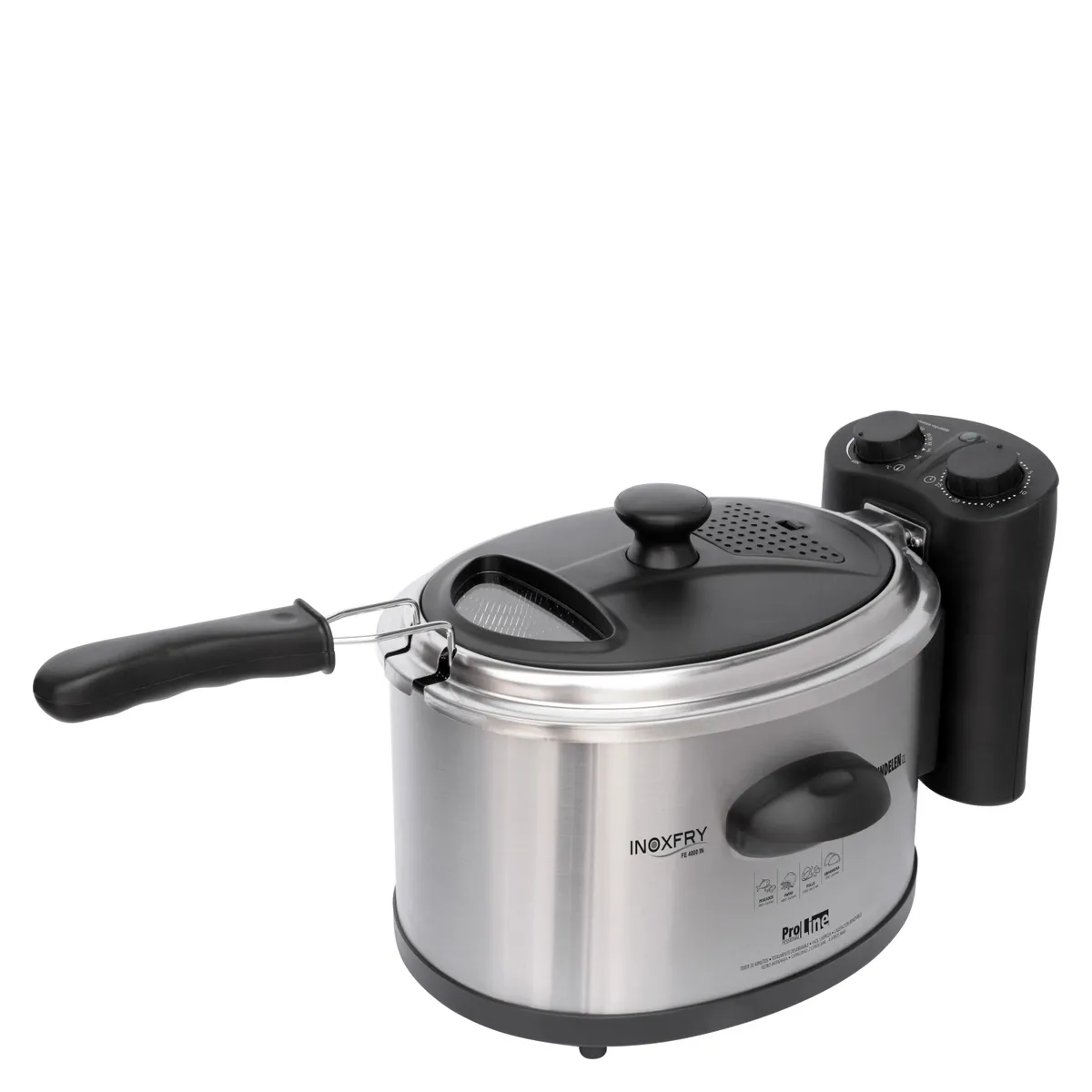 SINDELEN - Freidora Electrica 2000W Fe-4000 Inox Sindelen