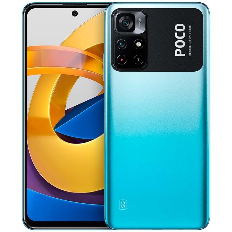 XIAOMI - Xiaomi Poco M4 5g Dual Sim 64 Gb Ice Blue 4 Gb Ram