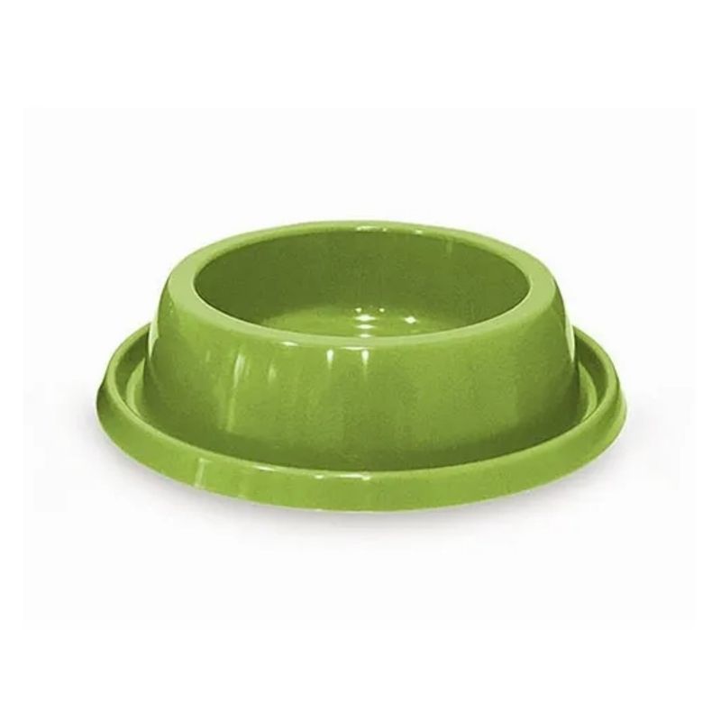 GENERICO - Plato Plástico Anti Hormigas De Borde De Agua De 600 Ml Verd