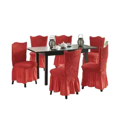 GENERICO - Fundas de sillas 100 Turcas terracota