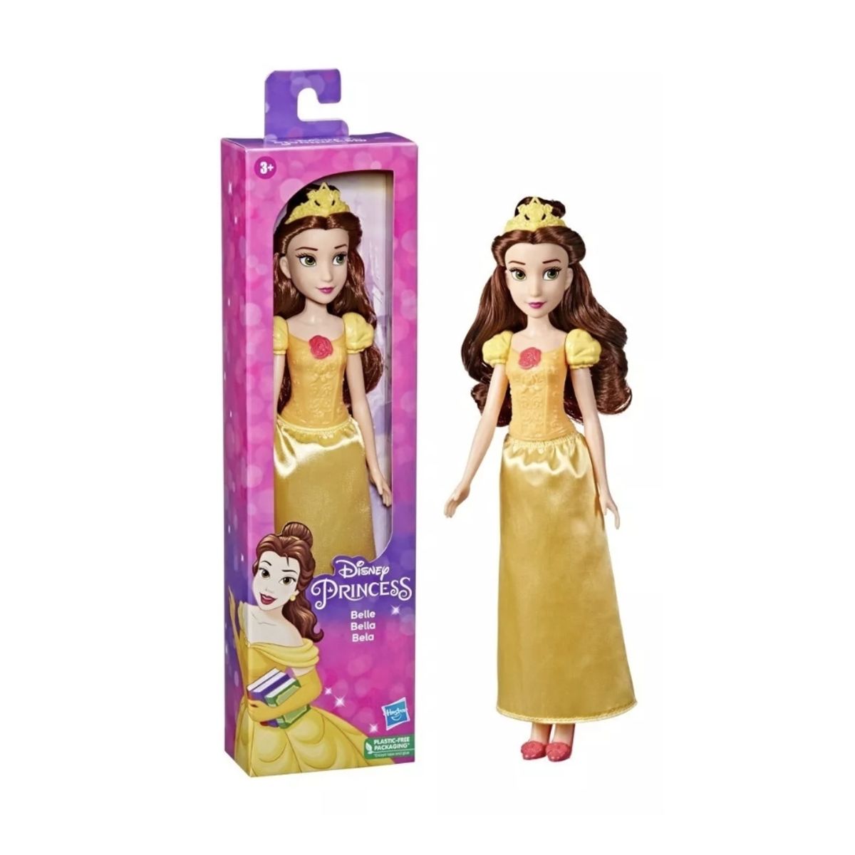 HASBRO - Muñeca Disney Princesas Fashion - Bella Y Bestia-