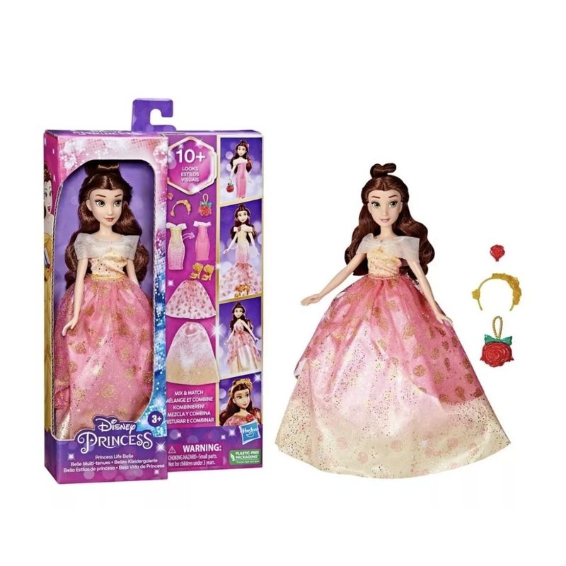 HASBRO - Muñeca Bella 10 Estilos De Princesa Fashion Hasbro-