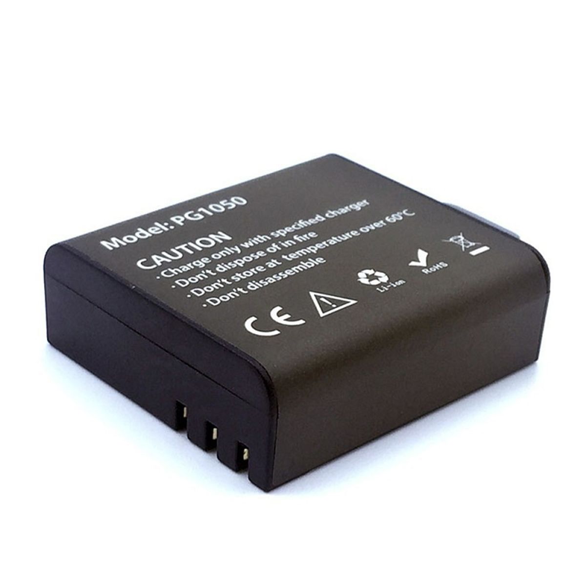 GENERICO - batería para cámara deportiva  de litio 1050mah Pg1050