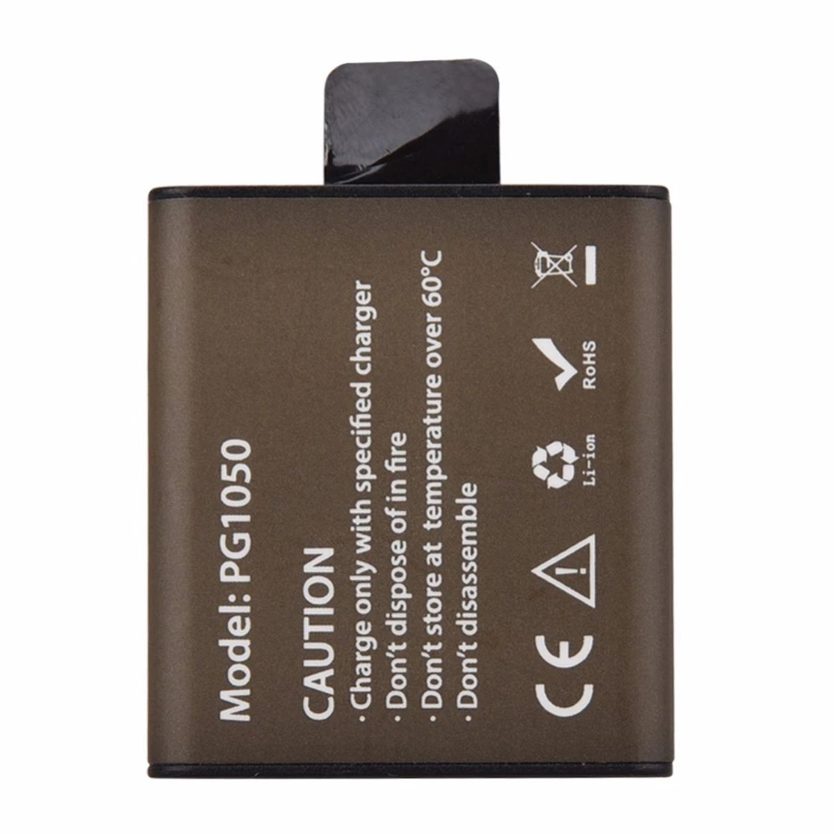 GENERICO - batería para cámaras deportivas sjcam eken gopro otras PG1050 1050mah