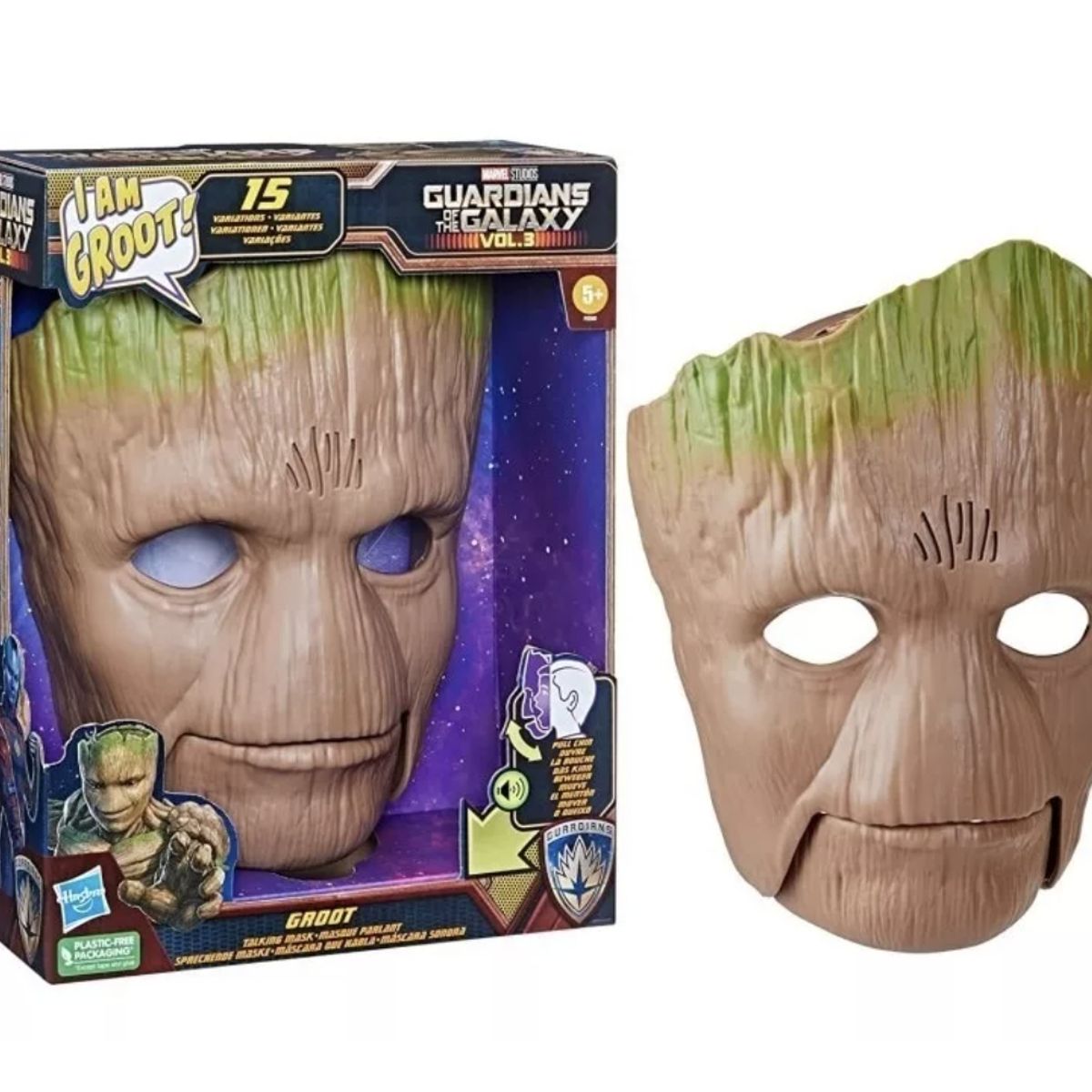HASBRO - Mascara Groot Interactiva Guardianes De La Galaxia