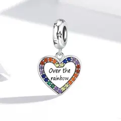 GENERICO - Charm Plata Corazón over the rainbow…
