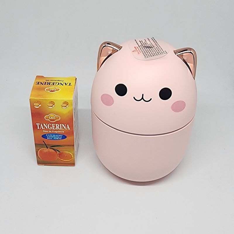 GENERICO - Humidificador Ultrasonico 250ml  Mas 1 ESENCIA ROSA
