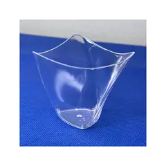 GENERICO - Copa Ondulada 185mL 10 Unid Postres Reposteria Catering