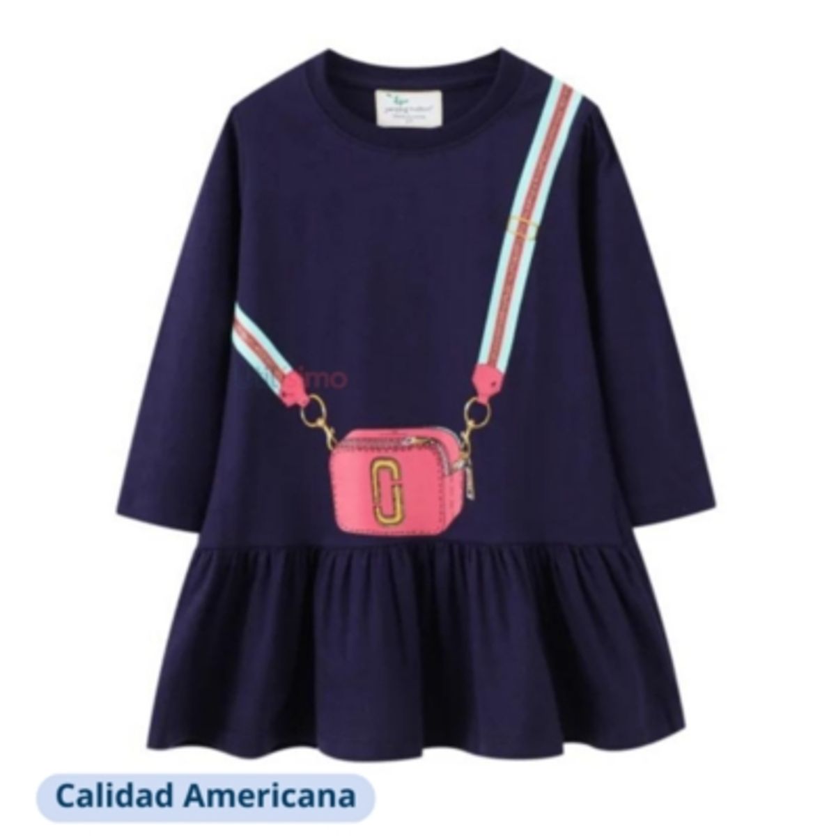 JUMP KIDS - Vestido Manga Larga Niña.-