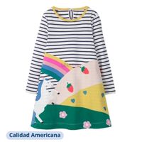 Vestido Manga Larga Niña