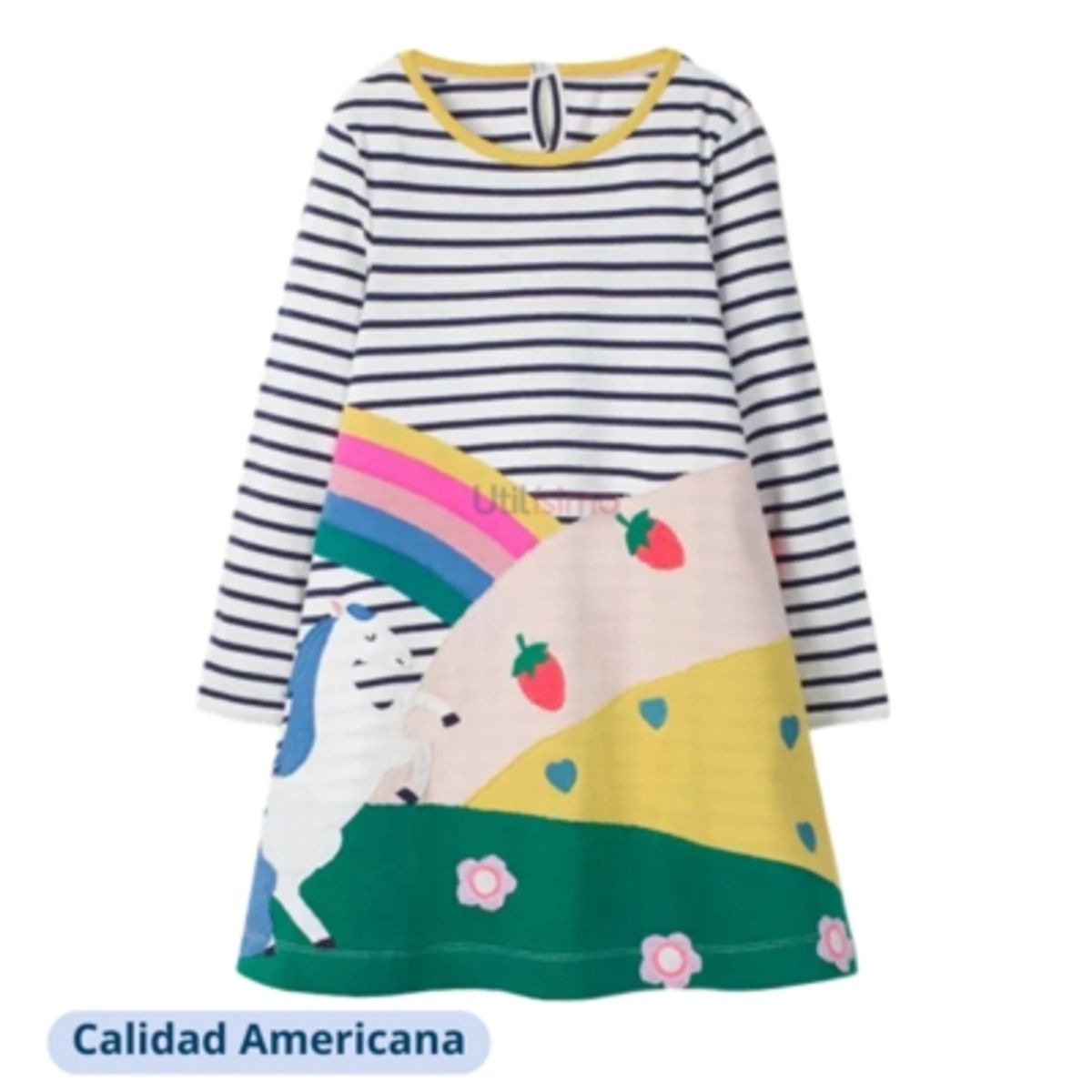 JUMP KIDS - Vestido Manga Larga Niña