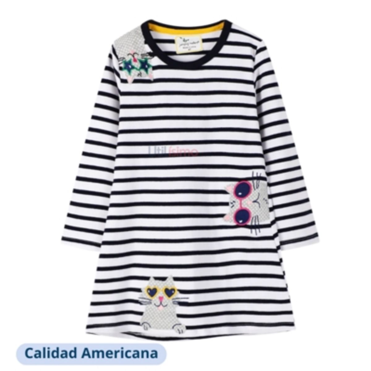 JUMP KIDS - Vestido Manga Larga Niña