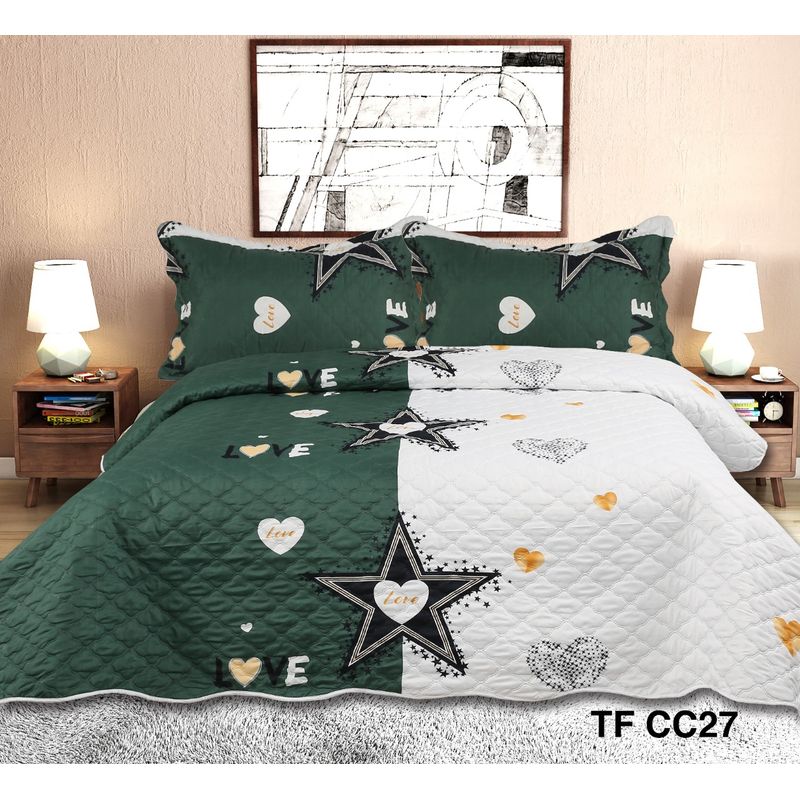 GENERICO - cubrecamas  quilt verano 2plazas 230x250