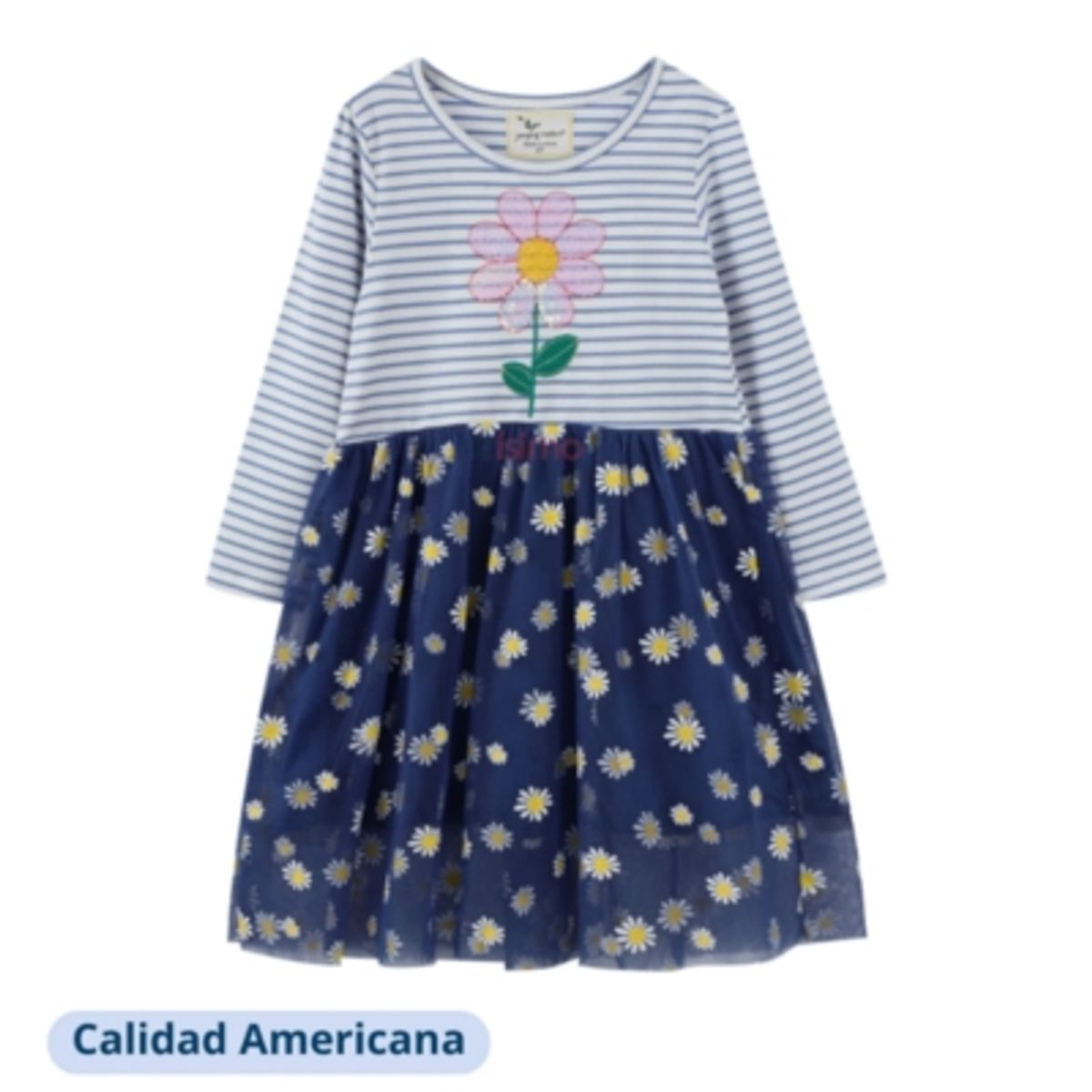 JUMP KIDS - Vestido Manga Larga Tul Niña