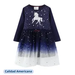 JUMP KIDS - Vestido Manga Larga Tul Niña