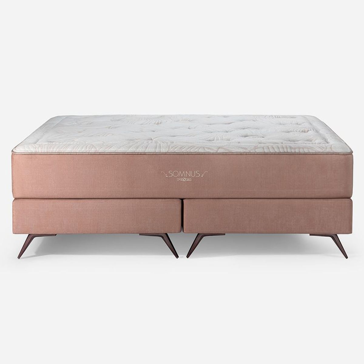 ROSEN - Box Spring Rosen Somnus Super King 200 X 200 Cm Rose