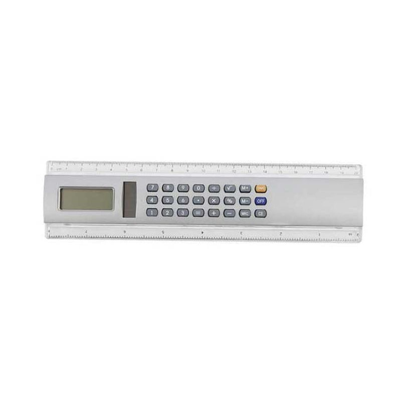 HOMEWELL - Regla con Calculadora 20cm HOMEWELL
