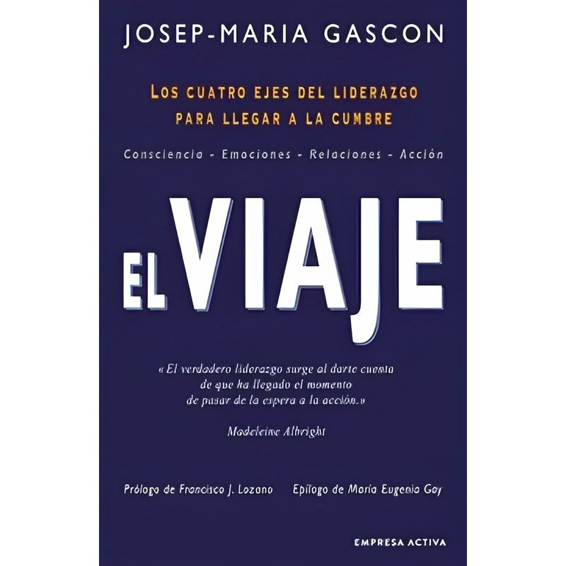 TOP10BOOKS - LIBRO EL VIAJE / JOSEP MARÍA GASCÓN / EMPRESA ACTIVA
