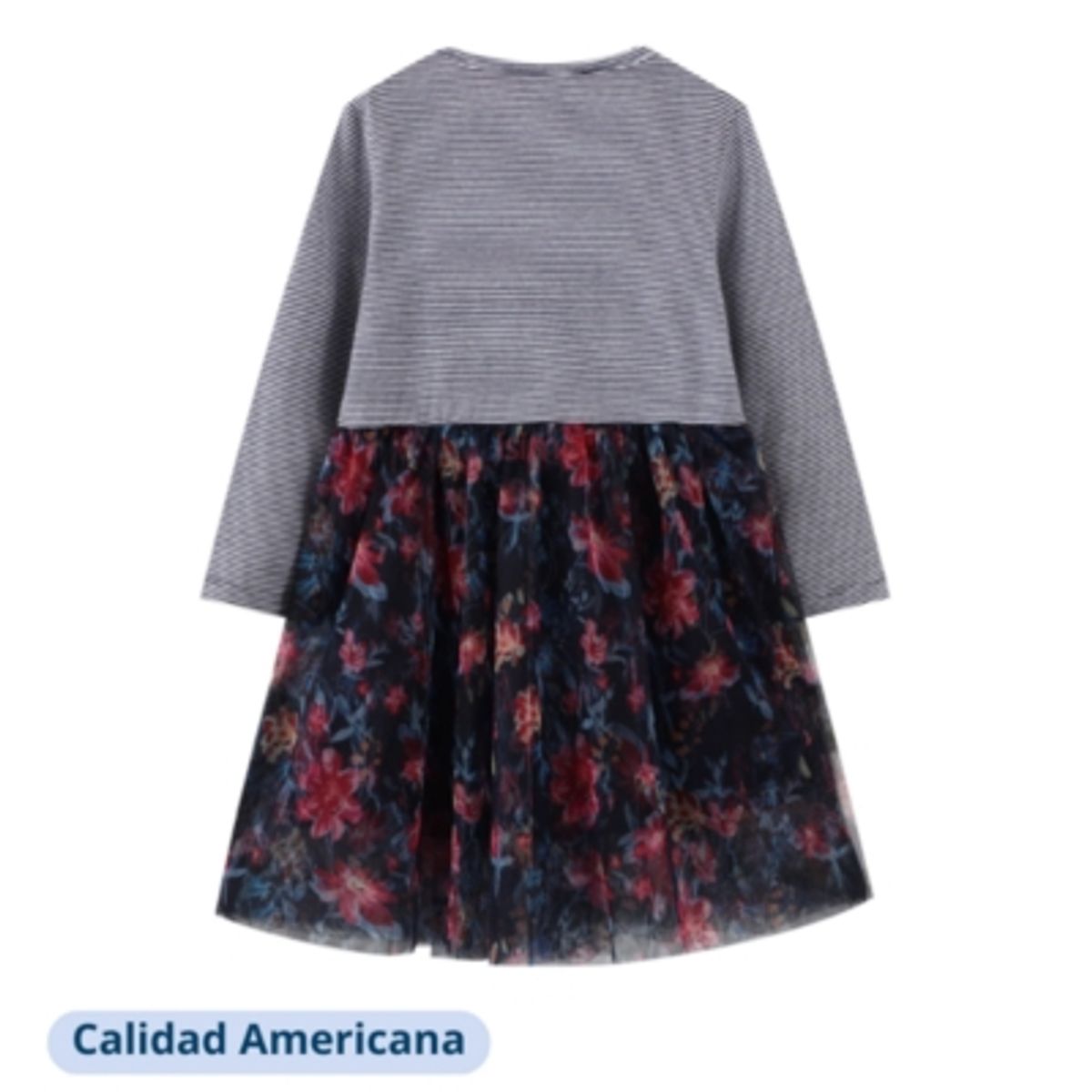 JUMP KIDS - Vestido Manga Larga Tul Niña