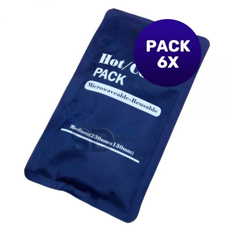 SDFIT - pack 6x Compresa Gel Frío  Calor Multipropósito 300 GRS…