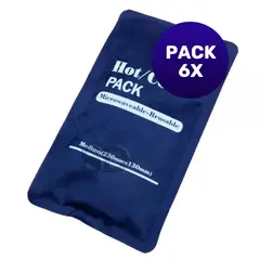SDFIT - Pack 6x Compresa Gel Frío Calor Multipropósito 300 GRS…