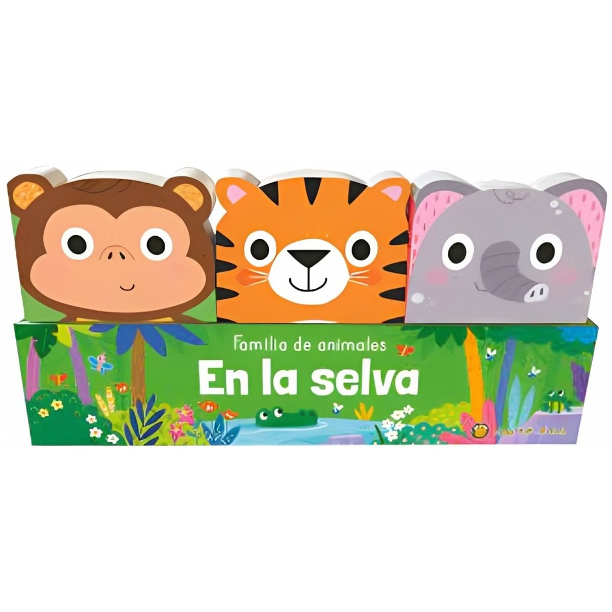 TOP10BOOKS - LIBRO Familia De Animales En La Selva - Familia De Animales En La Selva