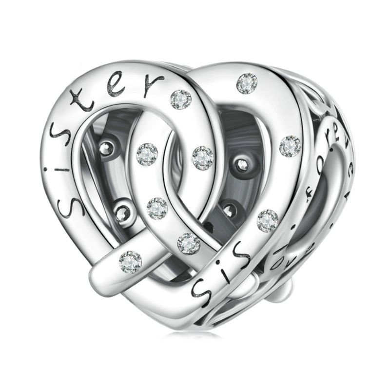 NAZ - Charm Plata Unión hermanas…