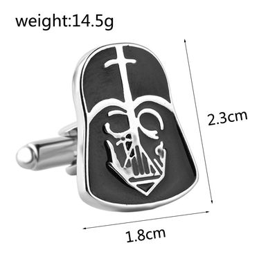 Imagen 2 del producto Colleras Gemelos Estilo Star Wars Darth Vader Traje Camisa