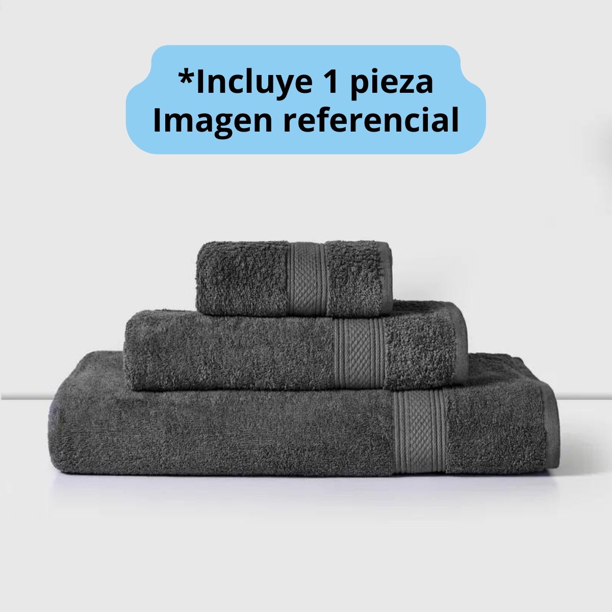 CANNON - Sábana de Baño 450gr Cannon 76X160cm Gris