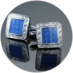 ZG JOYAS - Par Colleras Gemelos Mancuernas De Camisa Traje Hombre Diseño Calidad