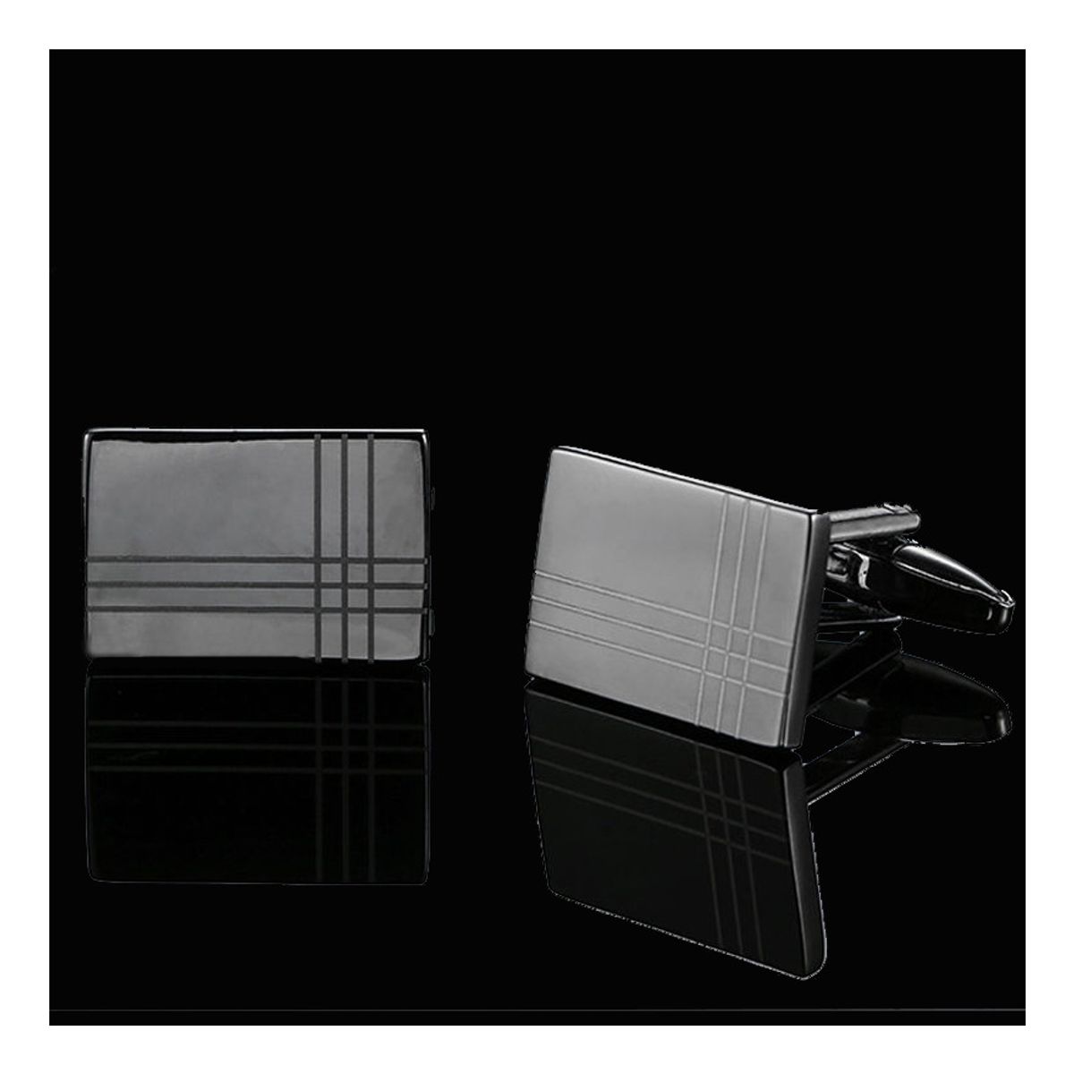 ZG JOYAS - Par Colleras Gemelos Mancuernas De Camisa Traje Hombre Diseño Calidad