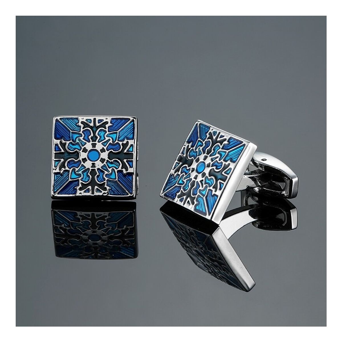 ZG JOYAS - Par Colleras Gemelos Mancuernas De Camisa Traje Hombre Diseño Calidad