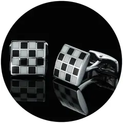 ZG JOYAS - Par Colleras Gemelos Mancuernas De Camisa Traje Hombre Diseño Calidad