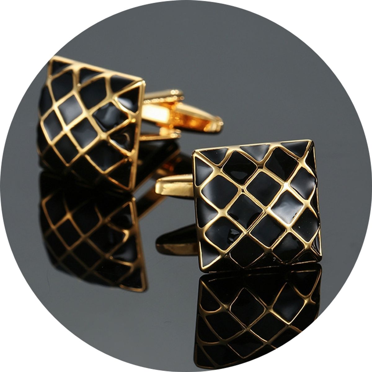 ZG JOYAS - Par Colleras Gemelos Mancuernas De Camisa Traje Hombre Diseño Calidad