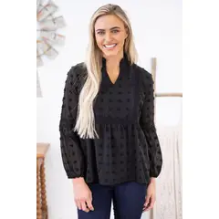 ARRAKASTA - Blusa de gasa tela punto suizo