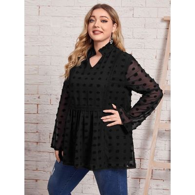 Imagen 2 del producto Blusa de gasa tela punto suizo