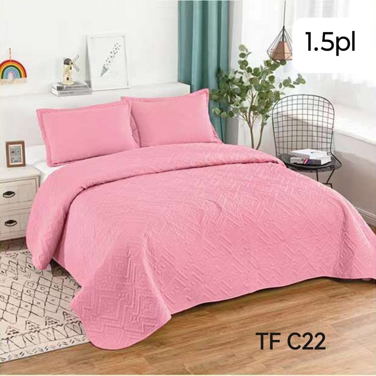 GENERICO - cubrecamas  quilt verano 1.5plazas 180x230