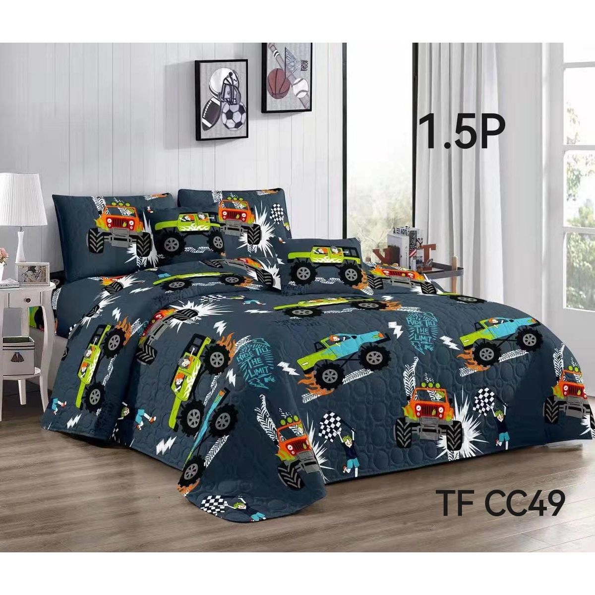 GENERICO - cubrecamas  quilt verano 1.5plazas 180x230