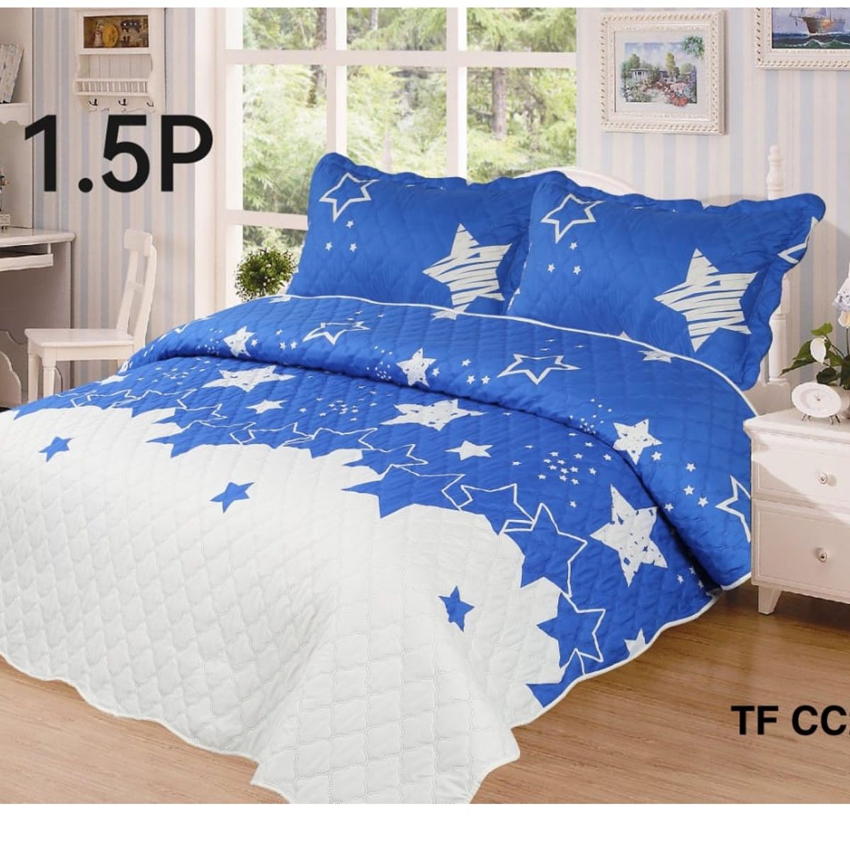 GENERICO - cubrecamas  quilt verano 1.5plazas 180x230