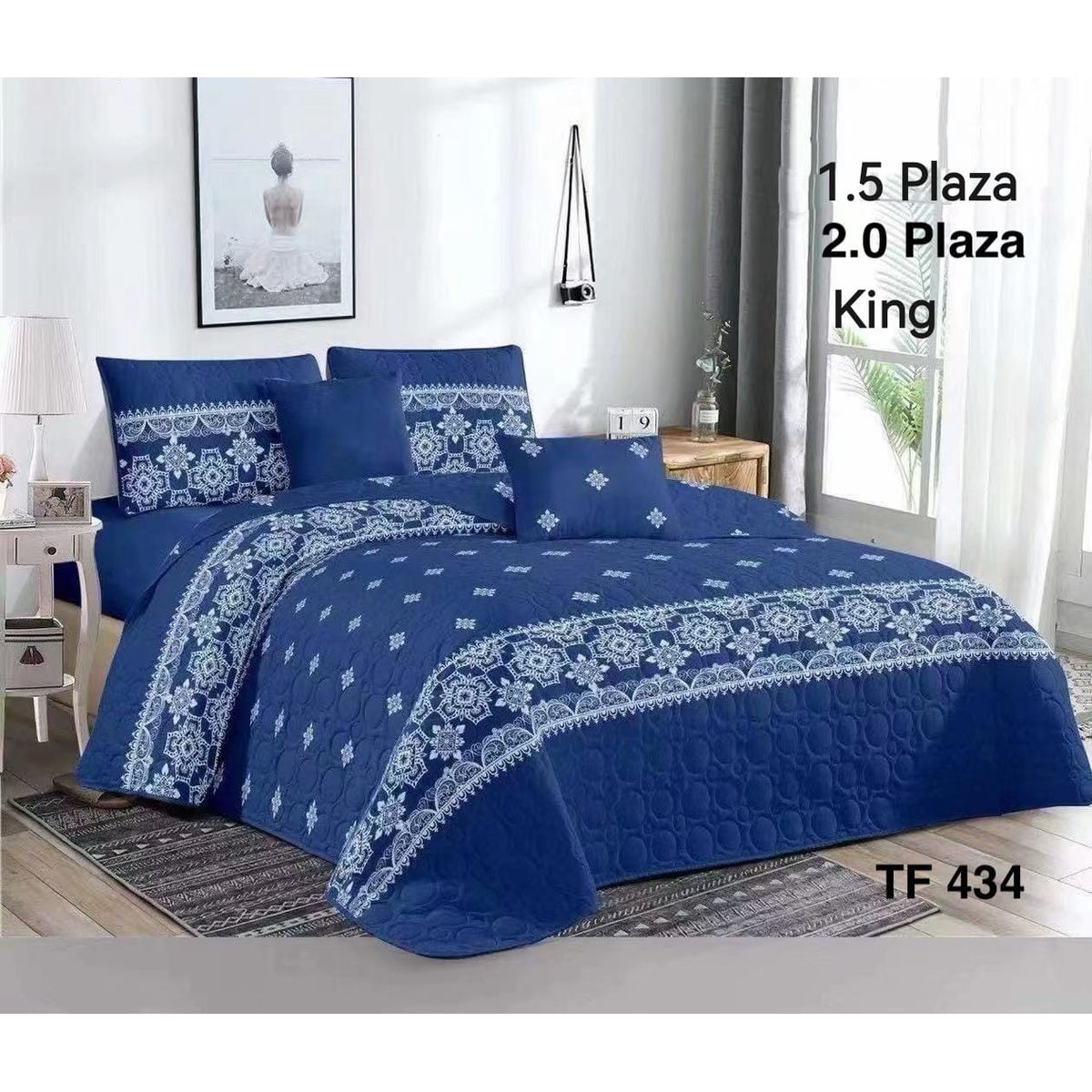 GENERICO - cubrecamas  quilt verano 1.5plazas 180x230