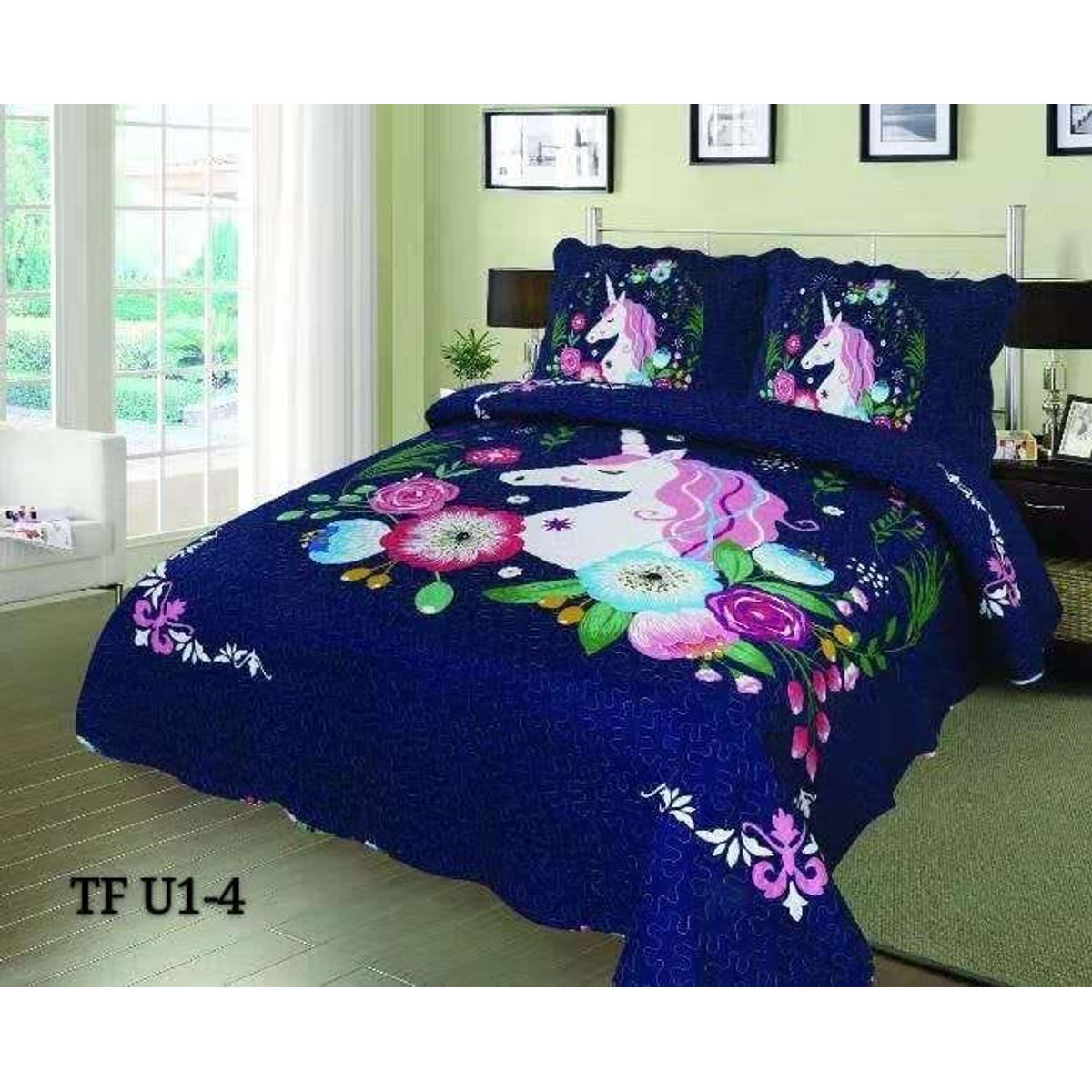 GENERICO - cubrecamas  quilt verano 1.5plazas 180x230