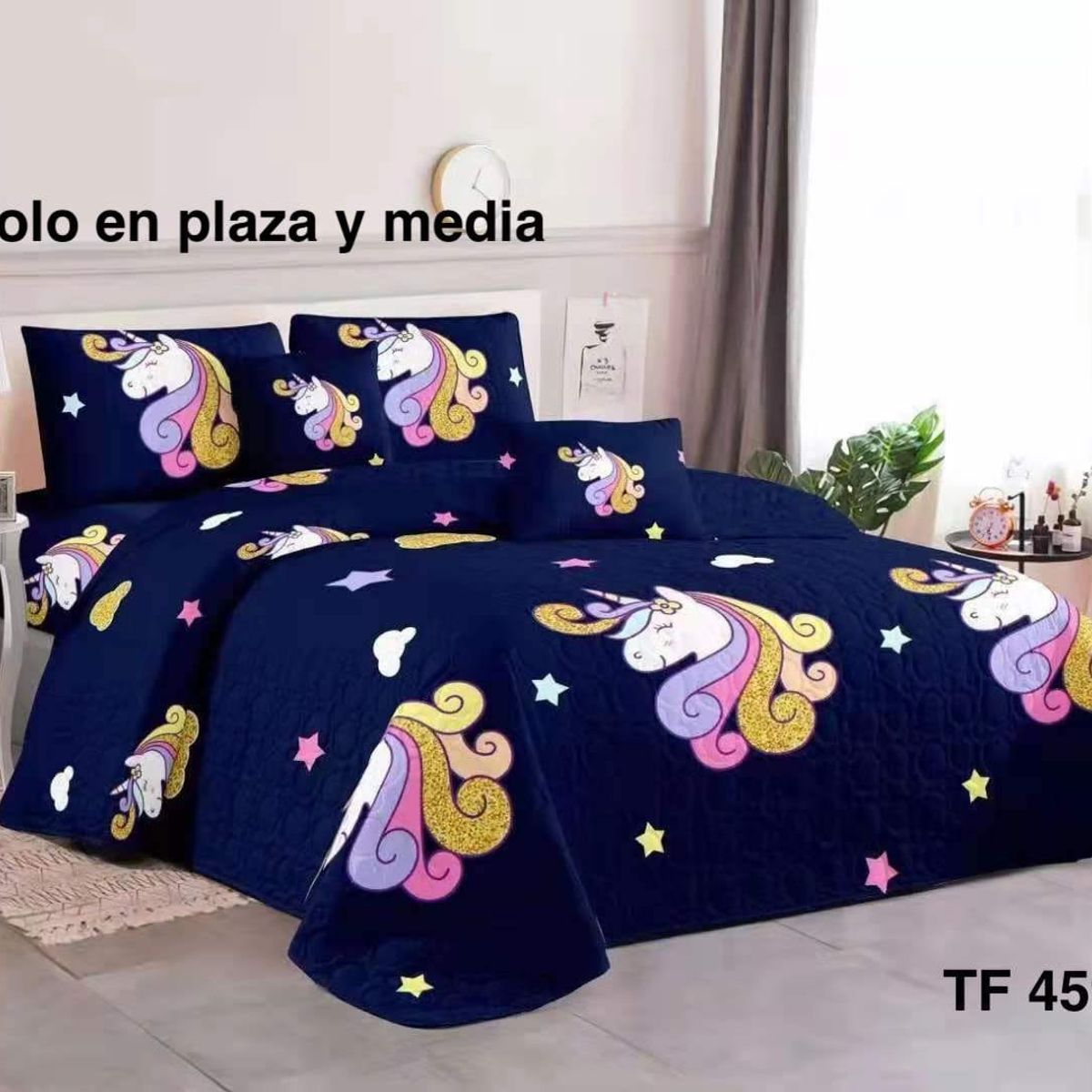 GENERICO - cubrecamas  quilt verano 1.5plazas 180x230
