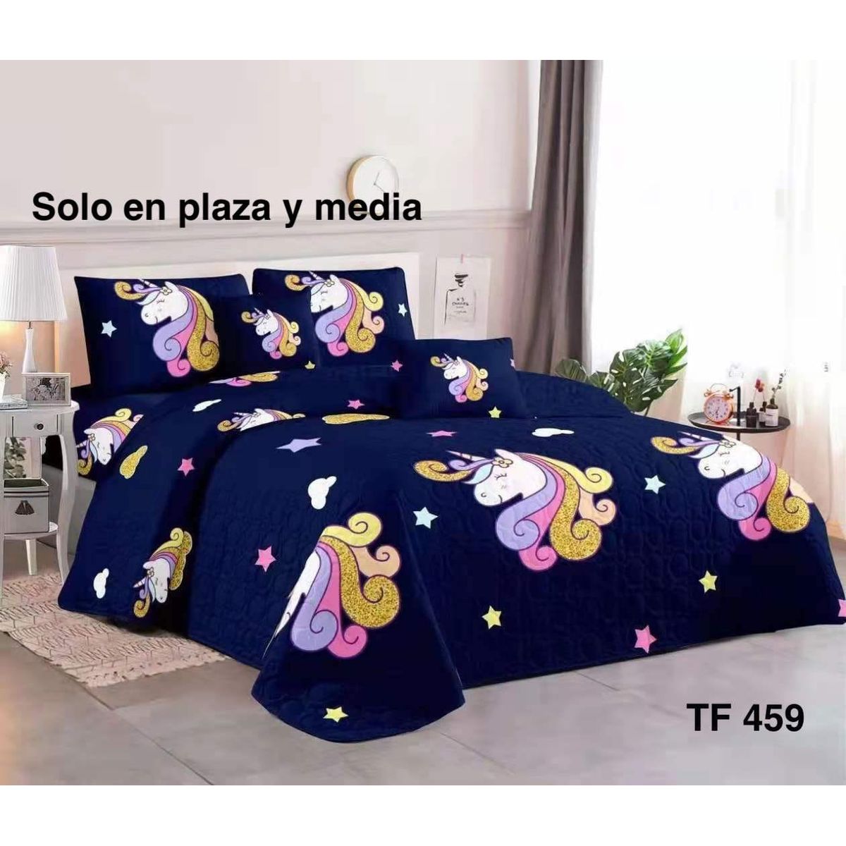 GENERICO - cubrecamas  quilt verano 1.5plazas 180x230