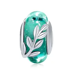 GENERICO - Charm Plata Verde Espaciador…