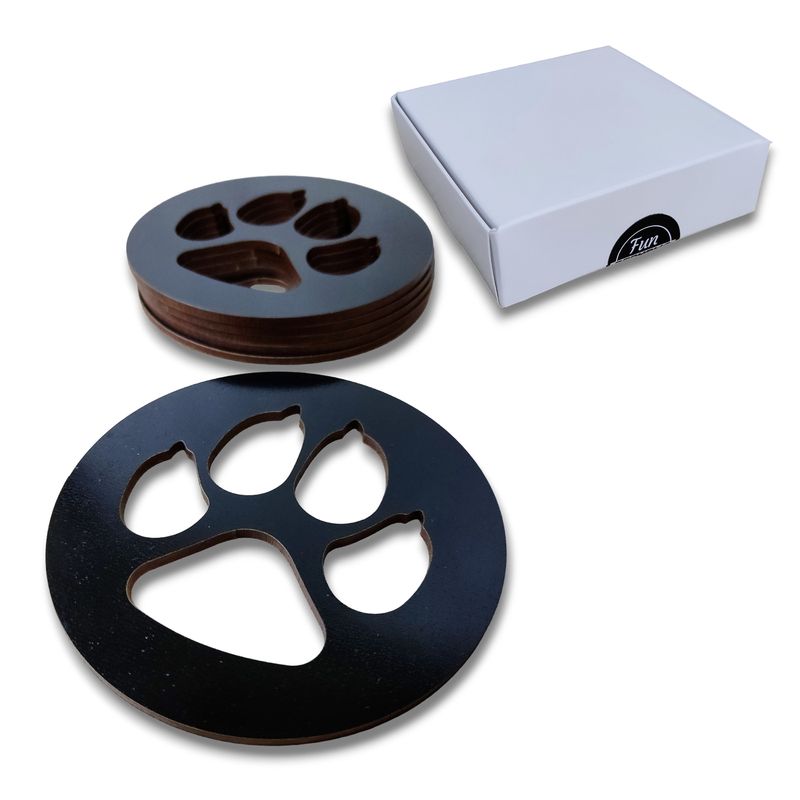ELAB PROPIA - Fun Republic - Diseño Exclusivo - Posavasos Patitas de Perro